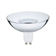 Clear glass reflector lamp with GU10 base for LED lighting and energy-saving bulbs