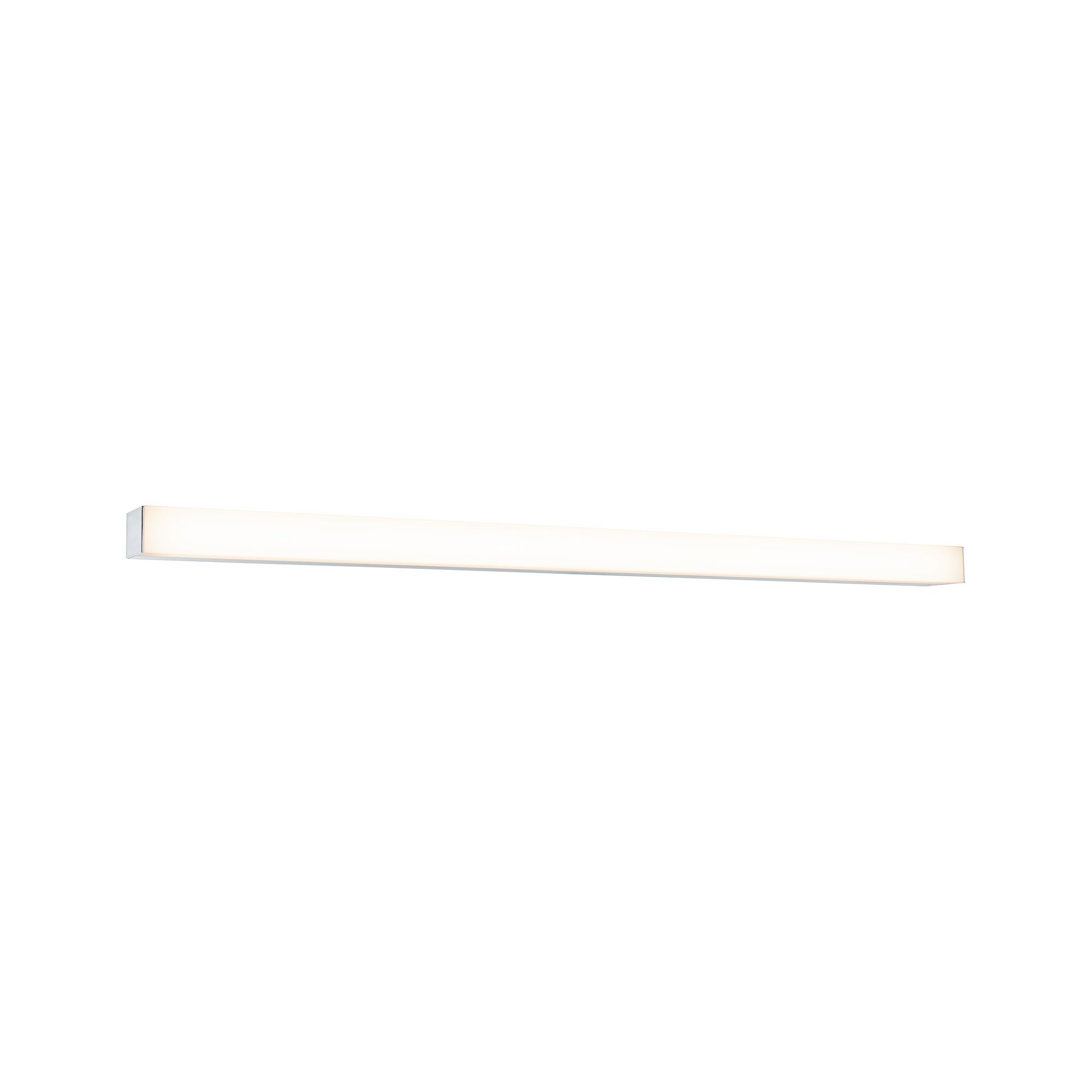 Applique murale LED fine en plastique blanc avec lumière blanc chaud pour intérieur moderne