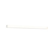 Applique murale LED fine en plastique blanc avec lumière blanc chaud pour intérieur moderne