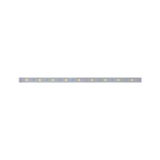 Long LED light strip with warm white LEDs in transparent casing for flexible lighting solutions
