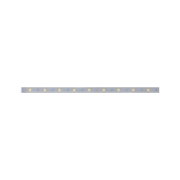 Langer LED-Lichtstreifen mit warmweißen LEDs in transparentem Gehäuse für flexible Beleuchtung