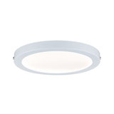 Ronde witte metalen LED-plafondlamp met diffuus licht voor moderne interieurs