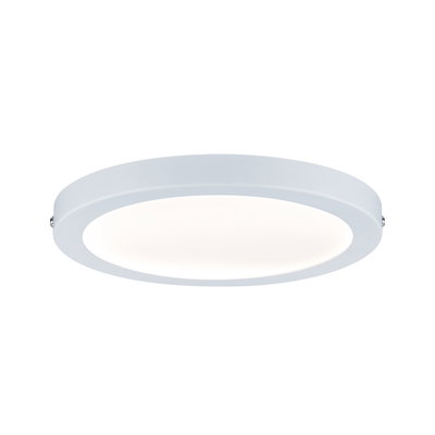 Ronde witte metalen LED-plafondlamp met diffuus licht voor moderne interieurs