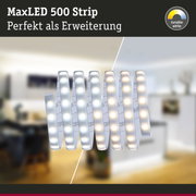 MaxLED 500 Strip mit einstellbarem Weißlicht in flexibler LED-Lichtleiste für Wohnraumbeleuchtung