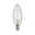 Vintage Edition 230 V Standard LED Candle E14 Twisted glass 450lm 4,7W 2700K dimmable Clear Flame-shaped LED bulb with clear glass and E14 base for decorative lighting solutions