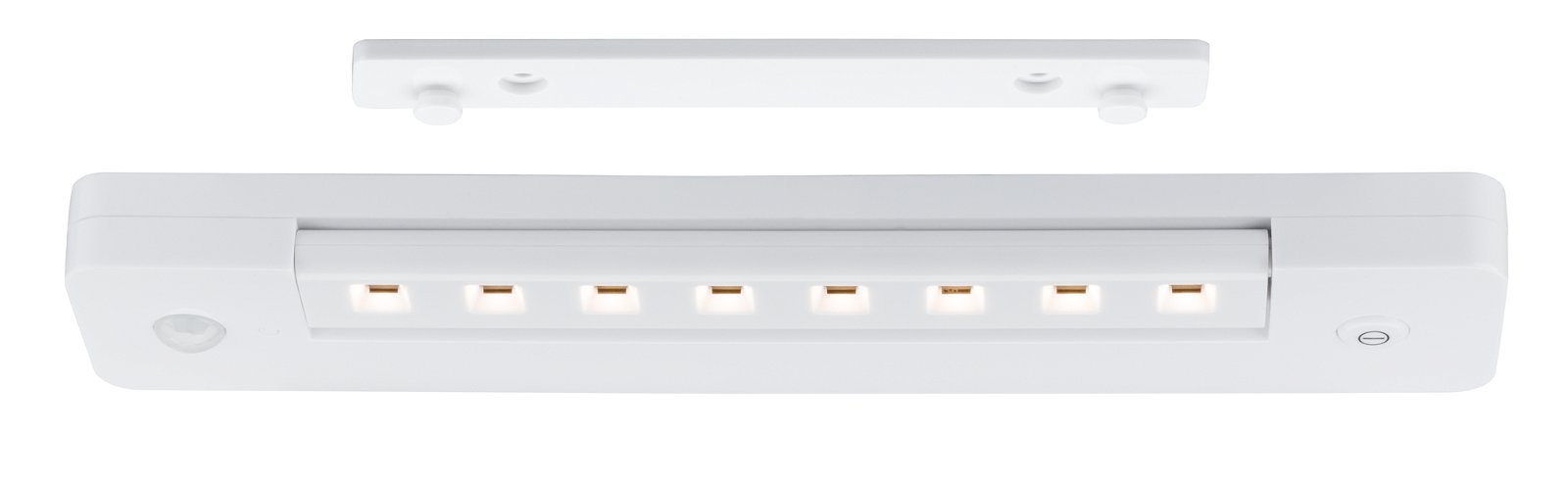 Éclairage d'armoire LED Pile SmartLight capteur inclus 250x55mm 140lm 3000K gradable Chrome mat