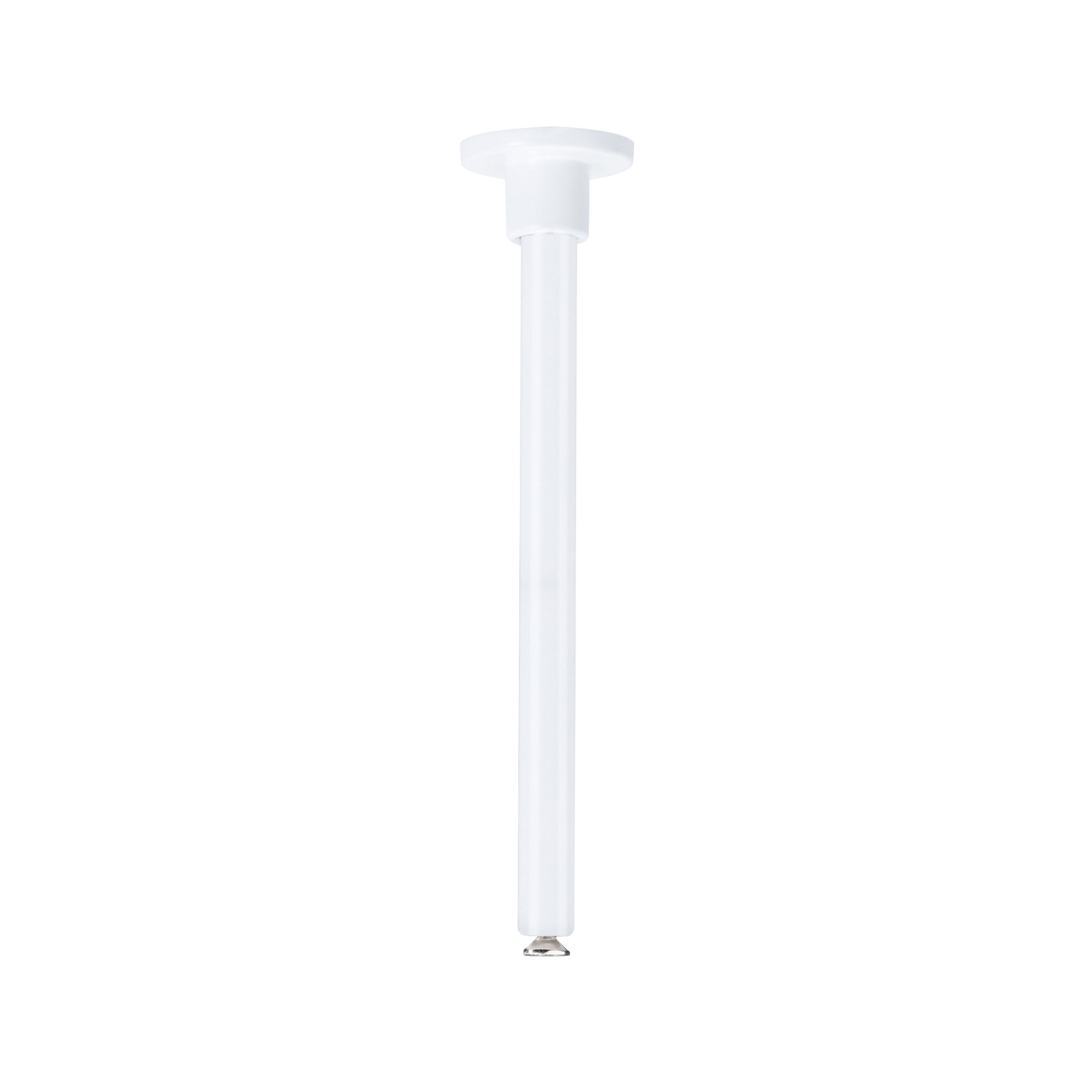 Weißer Deckenpendel aus Kunststoff für LED-Beleuchtung, minimalistisches Design für moderne Räume