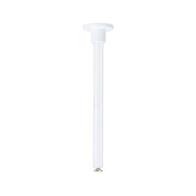 Weißer Deckenpendel aus Kunststoff für LED-Beleuchtung, minimalistisches Design für moderne Räume