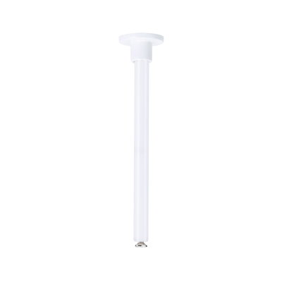 Weißer Deckenpendel aus Kunststoff für LED-Beleuchtung, minimalistisches Design für moderne Räume