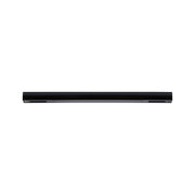 Black metal LED under-cabinet light with slim design for modern lighting solutions