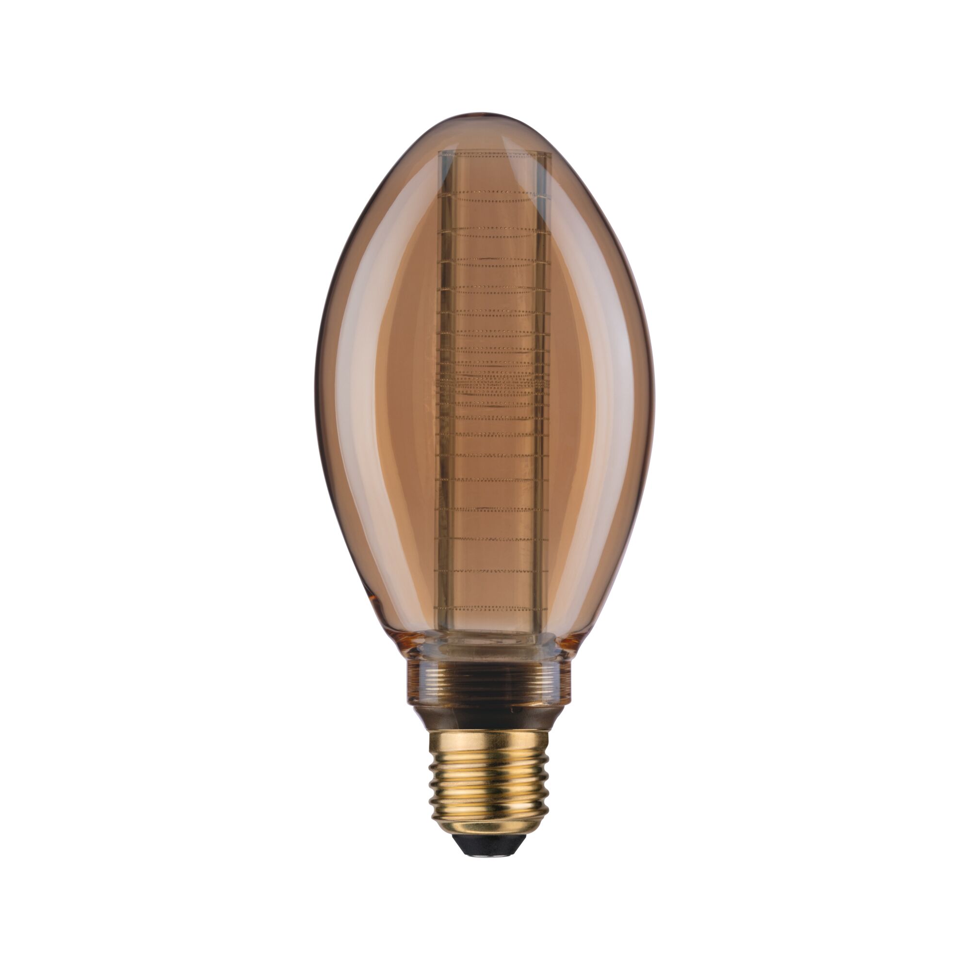 Brown glass LED bulb with E27 base for energy-efficient lighting solutions