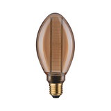 Brown glass LED bulb with E27 base for energy-efficient lighting solutions