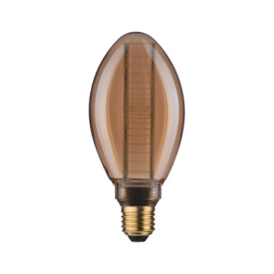 Brown glass LED bulb with E27 base for energy-efficient lighting solutions
