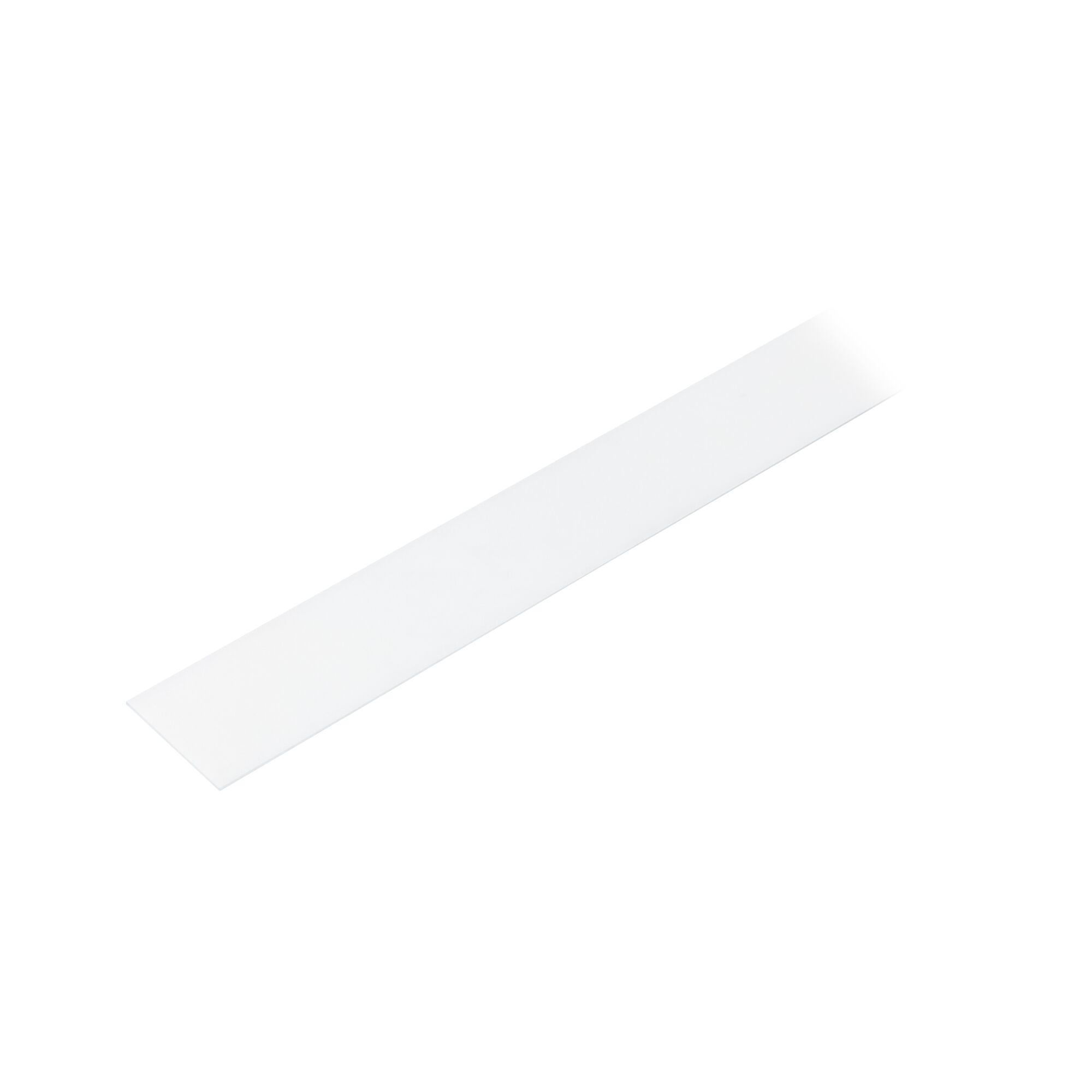 White plastic LED cover for light strips, suitable for modern lighting systems and fixtures