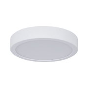 Plafonnier LED rond blanc en plastique pour éclairage intérieur moderne