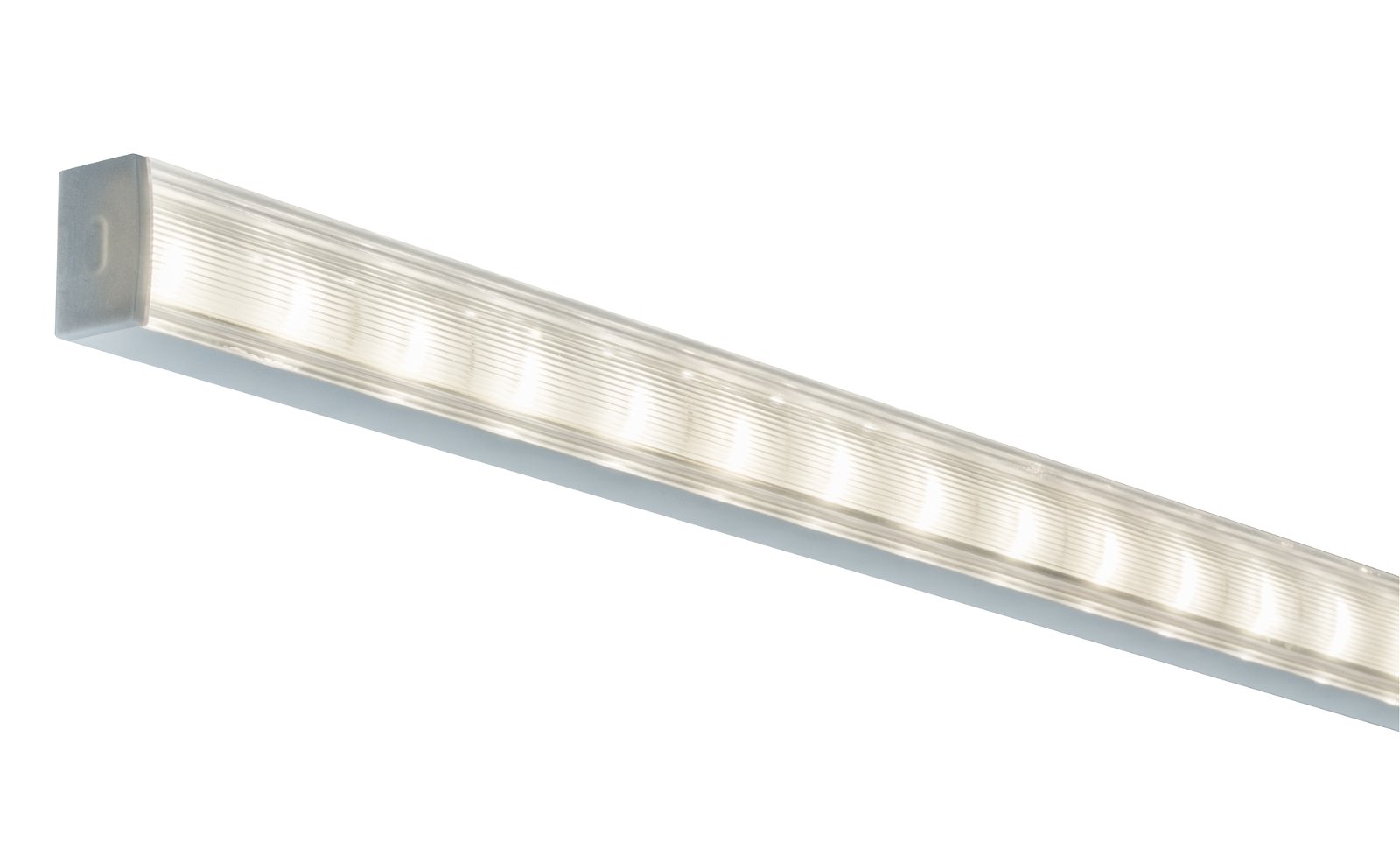 LED Strip profile Square 1m Aluminium/Satin