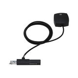 Schwarzes Stromkabel mit Adapter und Anschluss für Schienensystembeleuchtung, flexibles Design für LED-Lampen