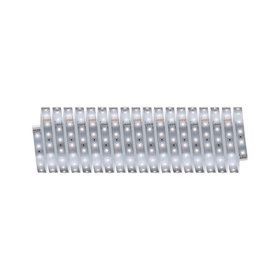 Flexible LED strip with white lights for modern indoor lighting and decorative use