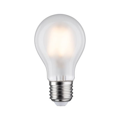 Classic LED light bulb with clear glass and E27 base for energy-efficient lighting