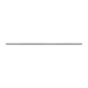 Slim silver aluminium LED light bar for modern indoor lighting solutions