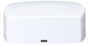 White plastic housing with rounded edges, rectangular shape for electronics or lighting components