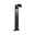 Borne lumineuse LED Capea IP44 500mm 3000K 6W 500lm 230V 98° Anthracite Aluminium Lampe extérieure LED noire en métal moderne avec lumière dirigée vers le bas pour jardin et terrasse.