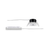 Spot encastré LED compact noir et blanc avec driver et câble pour éclairage intérieur