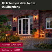 Filament 230 V Ampoule LED E27 favorable aux insectes 420lm 4,3W 2200K Clair