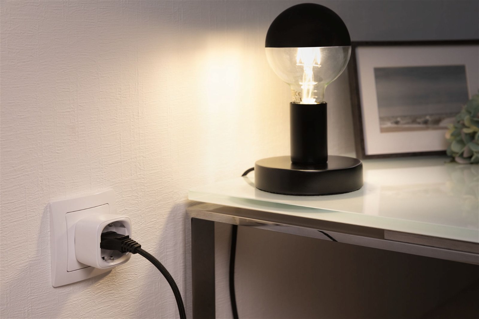 Connecteur intermédiaire Smart Home Zigbee 3.0 Smart Plug Indoor Blanc