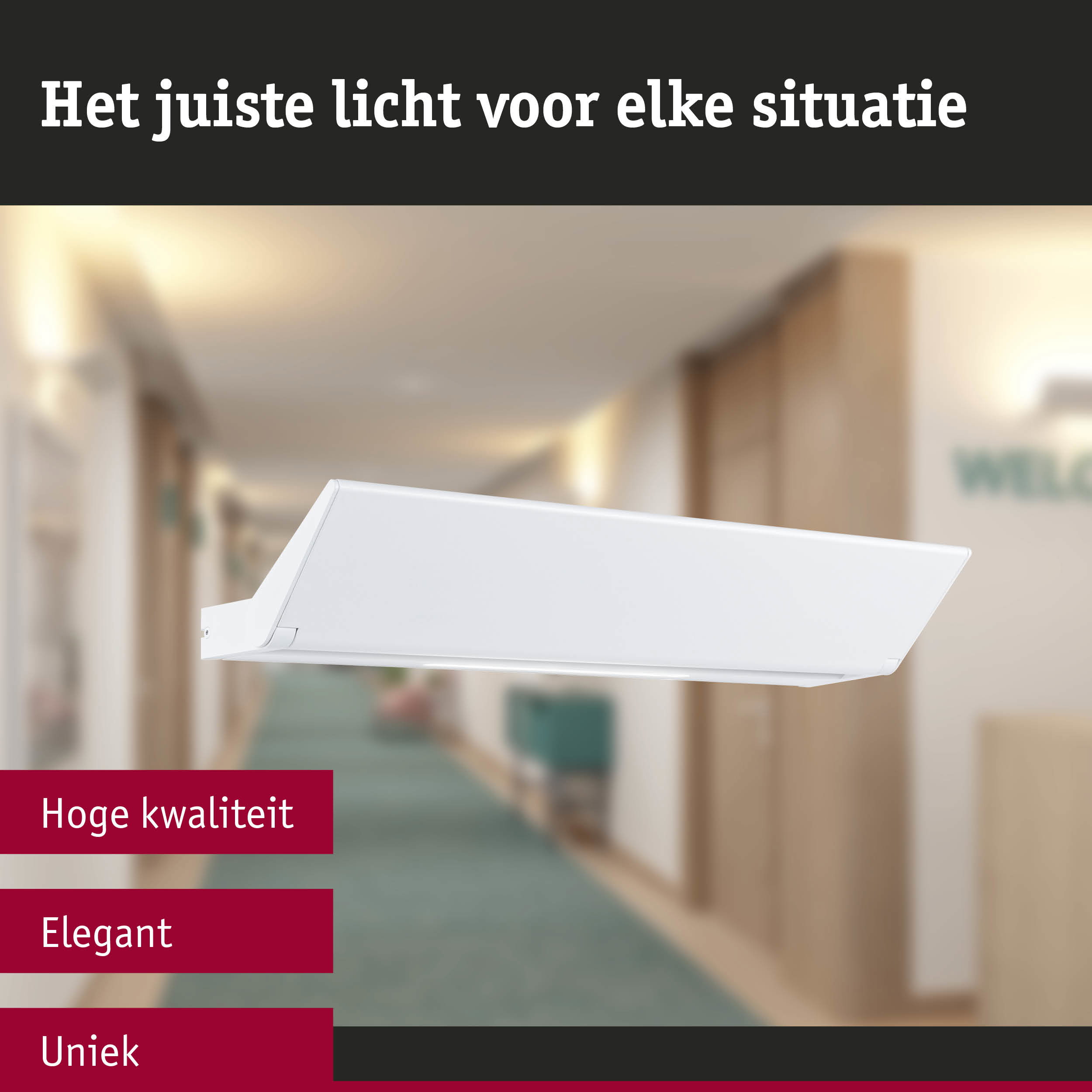 Witte moderne LED-plafondlamp met elegant ontwerp voor hoogwaardige binnenverlichting