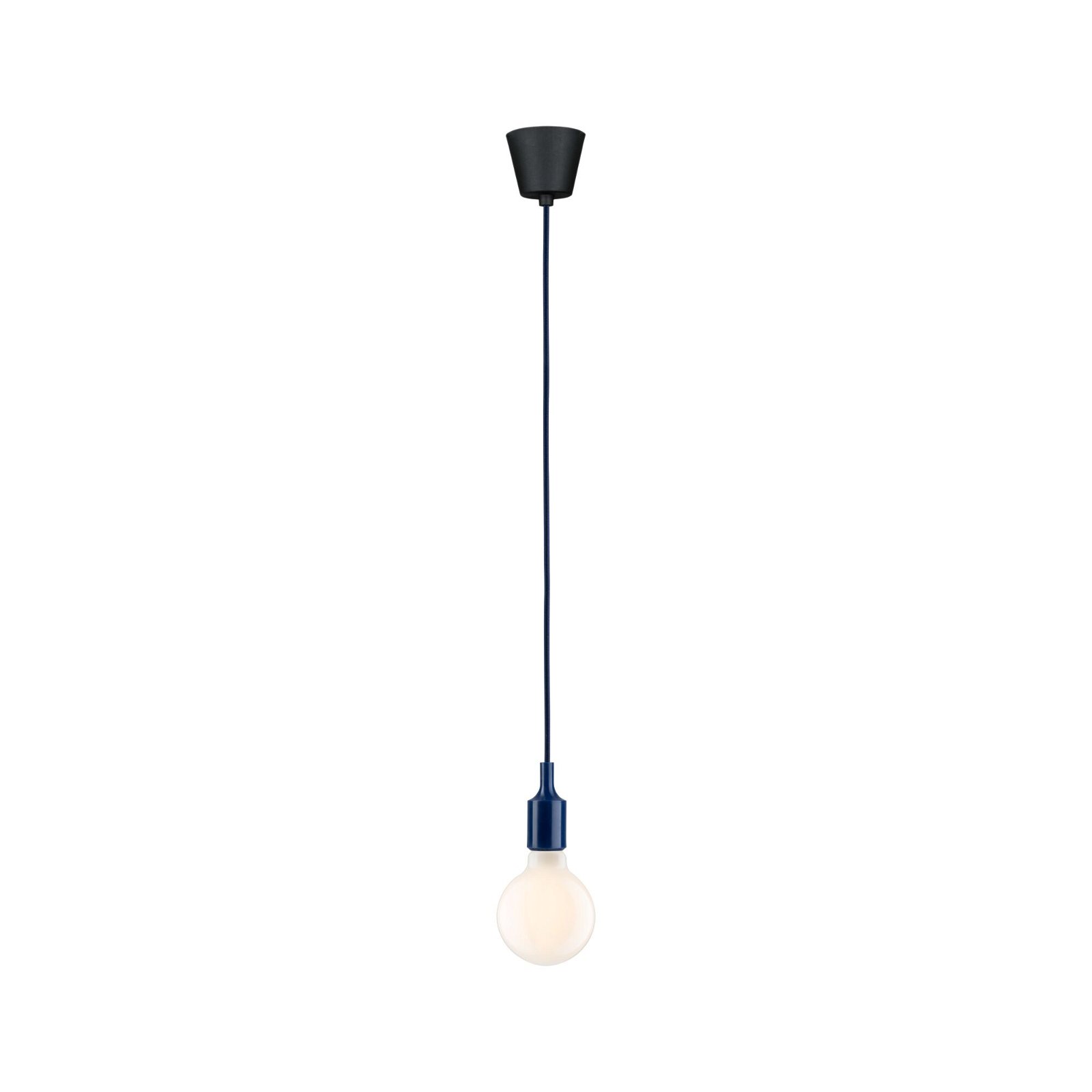 Neordic Pendant luminaire Ketil E27 max. 60W Night Blue/Black dimmable Silicone/Plastic