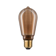 Bruine glazen LED-lamp met E27-fitting voor decoratieve verlichting en energiezuinige lampen