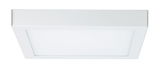 Plafonnier LED carré blanc en plastique pour éclairage intérieur moderne