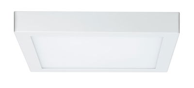 Plafonnier LED carré blanc en plastique pour éclairage intérieur moderne