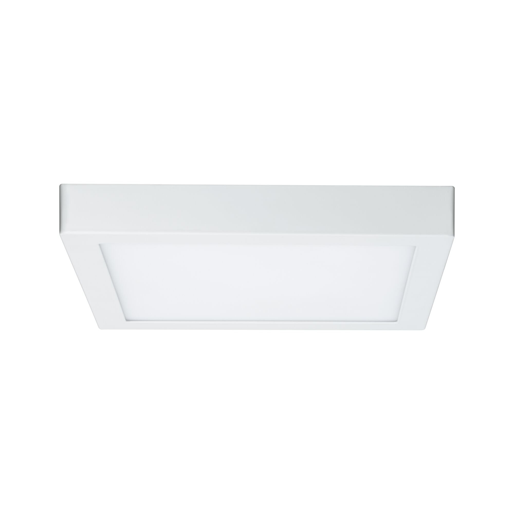 Quadratische weiße LED-Deckenleuchte aus Kunststoff für moderne Innenbeleuchtung