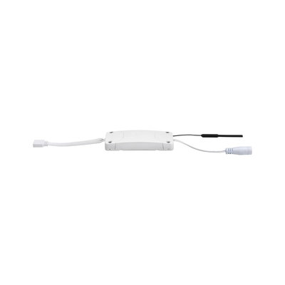White LED control unit with cables for lighting technology, suitable for smart lighting systems