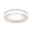 Inbouwlamp Luena IP65 GU10 230V max. 35W dimbaar Wit Ronde LED-plafondlamp van wit glas met energiezuinige verlichting voor woonruimtes.
