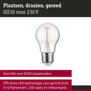 Filament 230 V LED-gloeilamp E27 insectvriendelijk 420lm 4,3W 2200K Helder
