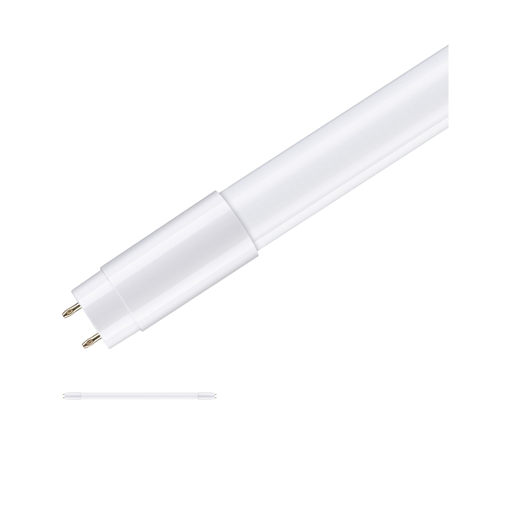 Standaard 230 V LED-buis G13 604mm 1150lm 11W 3000K Opaal Witte LED-buislamp met twee metalen pinnen, energiezuinige fluorescentielamp voor binnenverlichting