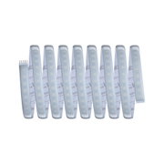 Bande LED flexible avec revêtement en silicone blanc et 8 segments pour un éclairage polyvalent