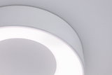 Runde weiße LED-Deckenleuchte mit diffusem Licht für modernes Wohnambiente