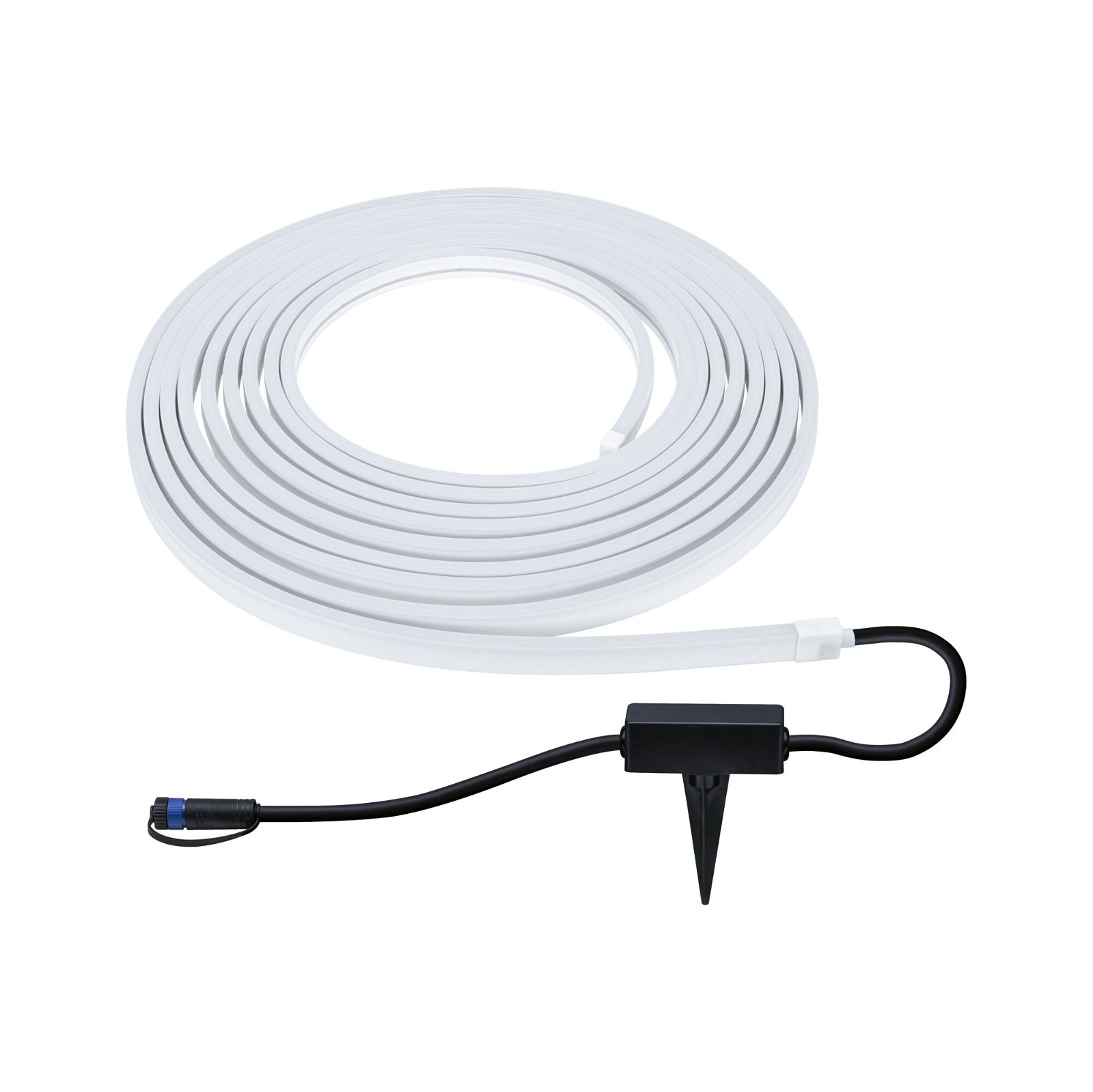 Plug & Shine LED Stripe Smart Home Zigbee Smooth Einzelstripe IP67 RGBW+ 39W Weiß
