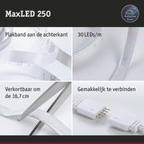 MaxLED 250 LED-strip met beschermhoes, 30 LEDs/m, plakband, knipbaar en eenvoudig te verbinden