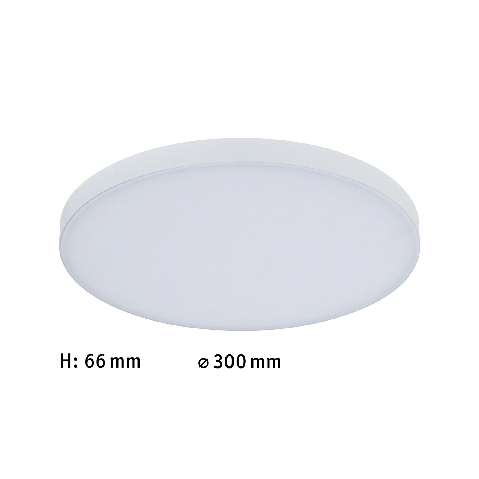 LED Panel Velora round 300mm 13W 1500lm 3000K White