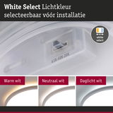 Witte LED-plafondlamp met instelbare lichtkleur warm wit, neutraal wit en daglicht wit