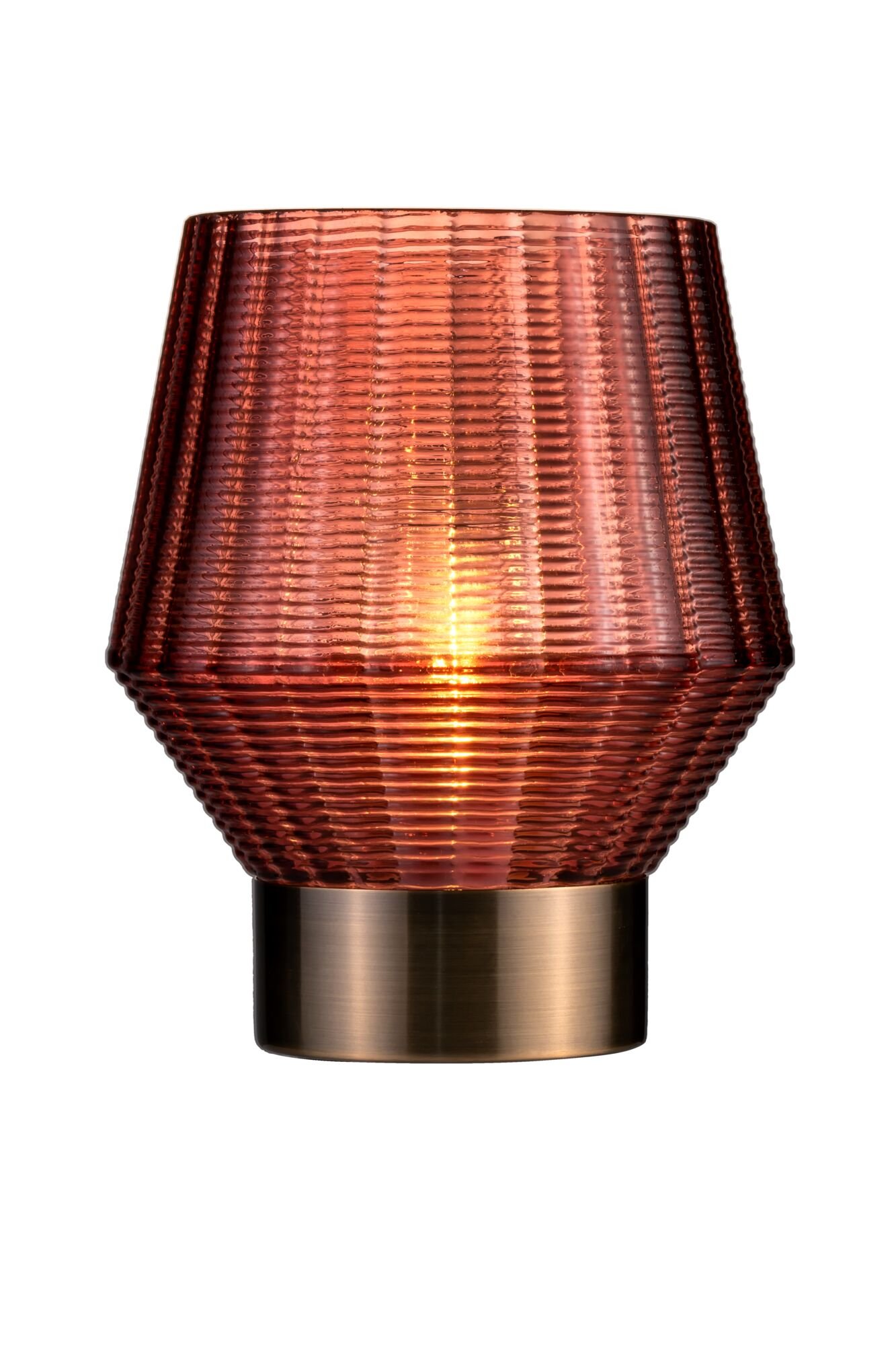 Pauleen LED-tafellamp Classy Glamour E27 2700K 30lm 0,8W Koralle/Messing geborsteld