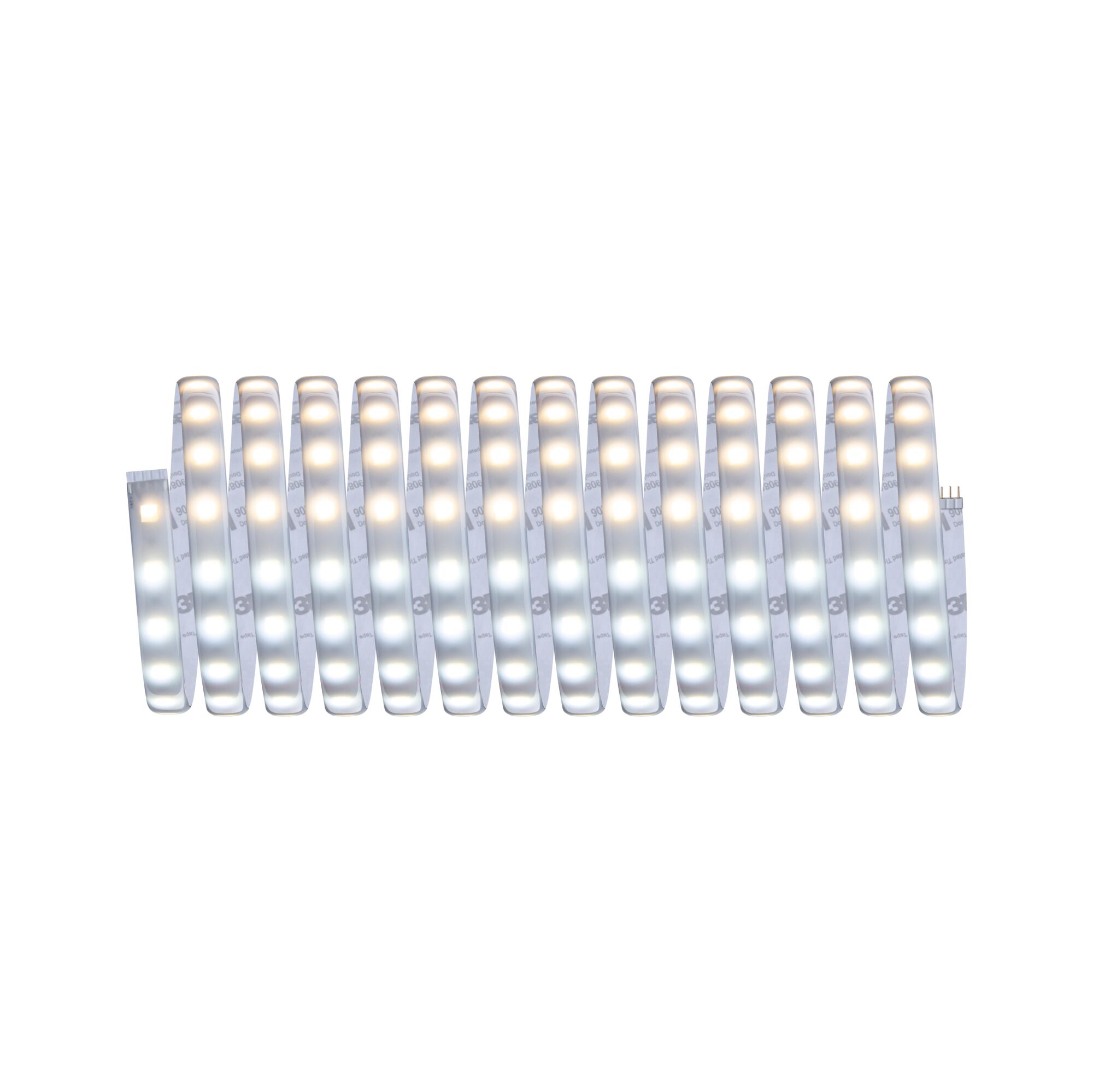 Flexible LED light strip with warm and cool white light for versatile lighting applications