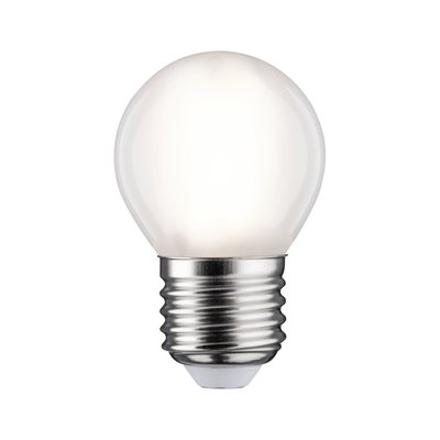 Small matte white LED bulb with E27 base for energy-efficient lighting solutions