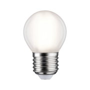 Kleine matte LED-Glühbirne mit E27-Fassung in Weiß für energiesparende Beleuchtung