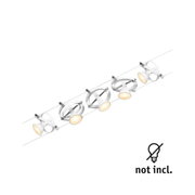 Weiße LED-Schienenstrahler aus Metall mit verstellbaren Spots für moderne Innenbeleuchtung